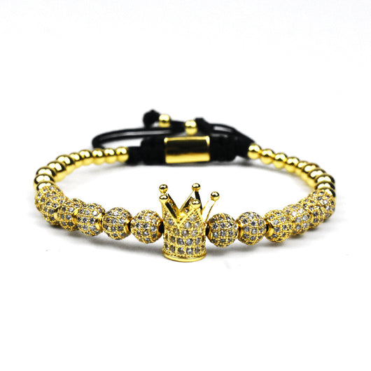 Pulsera Triangular Corona Delicada - Image 6