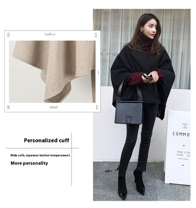 Capa Abrigo de Lana Gruesa con Cordones - Image 11
