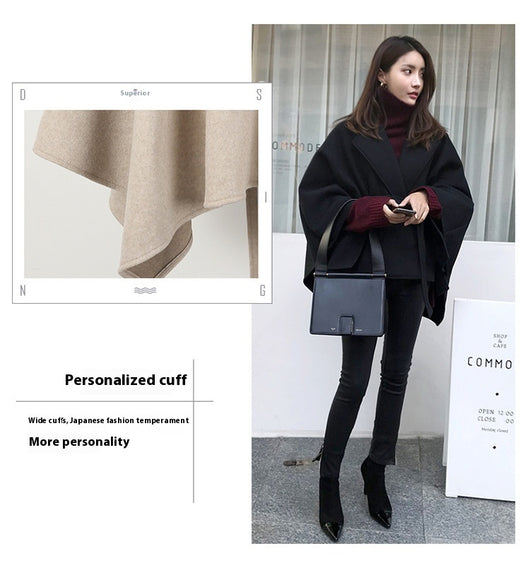 Capa Abrigo de Lana Gruesa con Cordones - Image 11