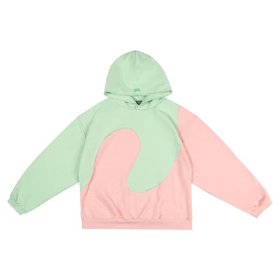 Sudadera con Capucha Patchwork Personalizada para Hombre - Image 10