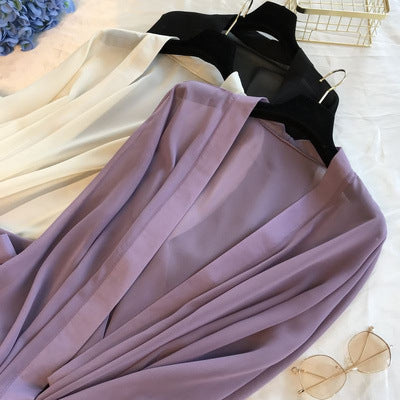 Cardigan Suelto Versátil para Clima Cálido