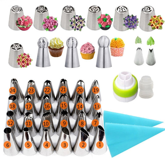 Set de 40 Boquillas Decorativas para Repostería