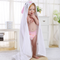 Animal Cartoon Baby Cloak Toalla Cloak Blanco 70 120 Cm