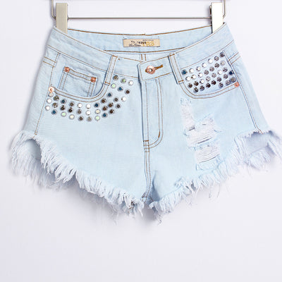 Shorts Denim Cintura Alta - Image 10