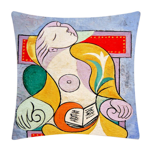 Funda de Almohada con Diseño Cartoon Pintado - Image 4
