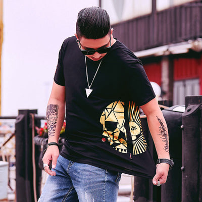 Camiseta Manga Corta Estampado Relieve para Hombre - Image 3