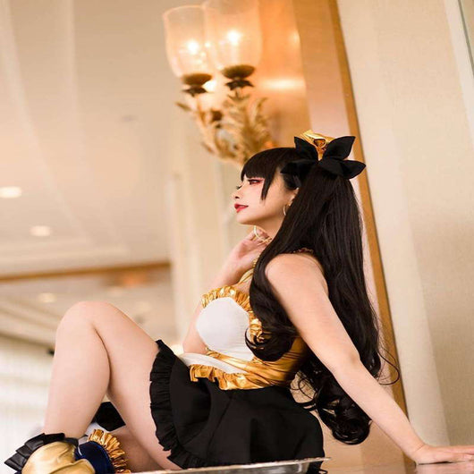 Peluca Cosplay Rin Tosaka - Cabello Sintético Premium - Image 4