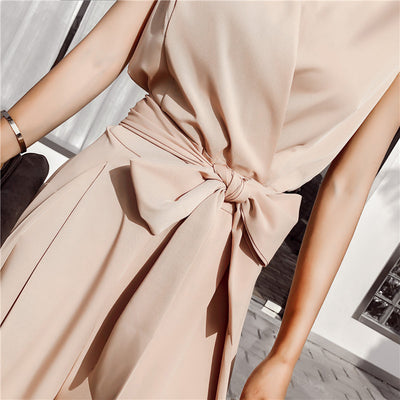 Jumpsuit Elegante con Escote en V y Moño - Image 12