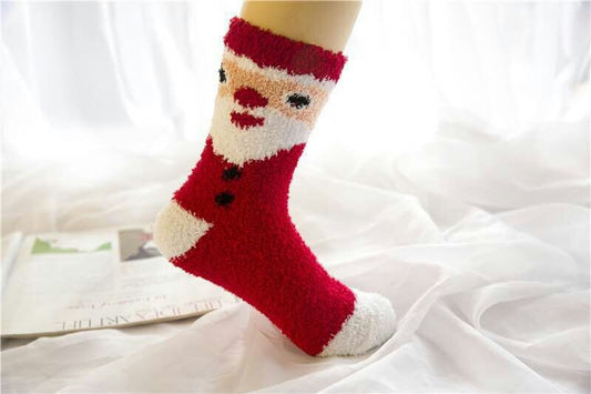 Calcetines Navideños de Felpa para Adultos Mayores - Image 2