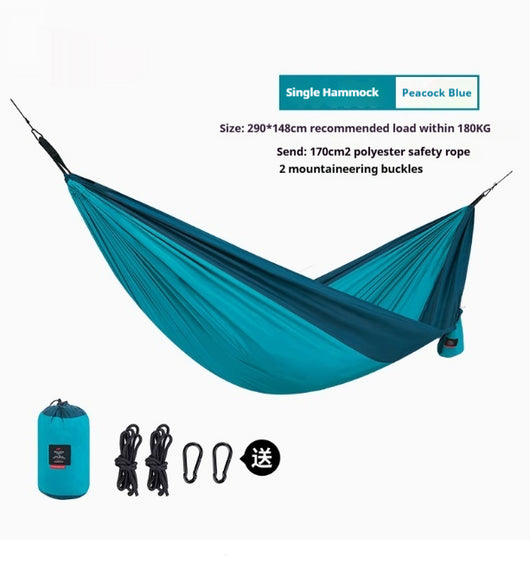Hamaca Doble Portátil Anti-Vuelco para Camping y Exterior - Image 9