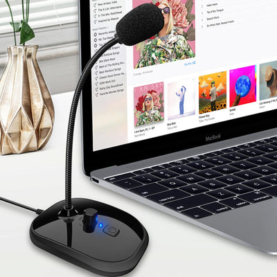 Micrófono USB Profesional Cuello de Ganso con Tarjeta de Sonido y Monitor - Image 9