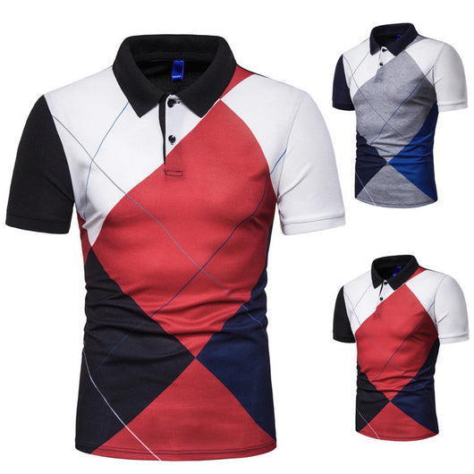Polo Estampado de Manga Corta con Cuello - Image 4