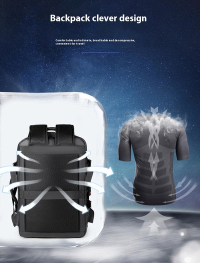 Mochila Empresarial Impermeable con Compresión al Vacío - Image 16