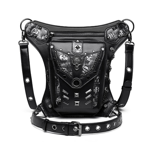 Bolso Messenger de Calavera para Dama - Diseño Único de Hombro Único - Image 4