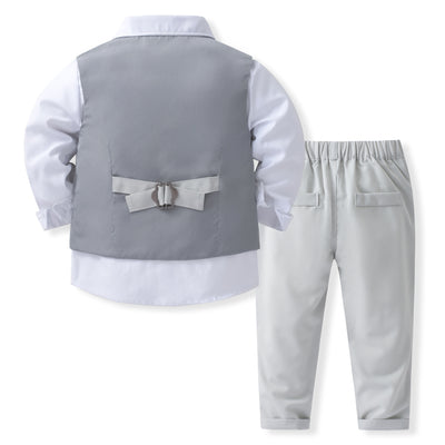 Conjunto Chaleco Caballero Elegante con Cuello para Fiestas Infantiles - Image 10