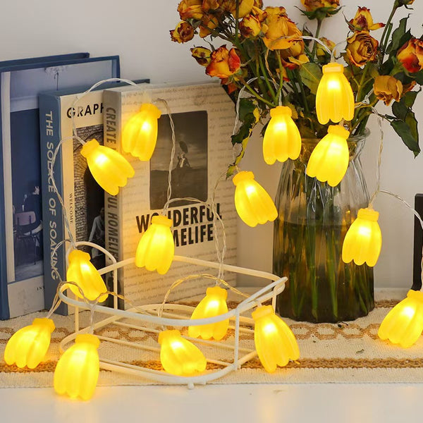 Cadena de Luces LED Frutas Coloridas para Camping y Ambientación