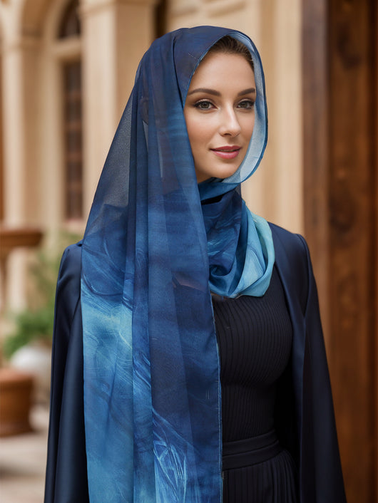Pañuelo Protector Solar Estampado Acuarela - Diseño Otoño Verano - Image 18