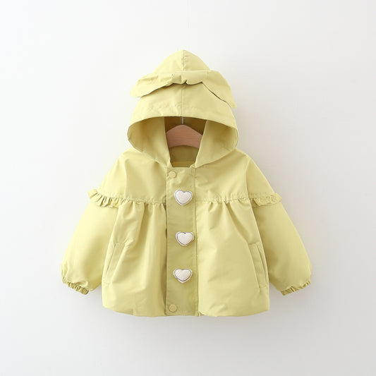 Abrigo Impermeable con Capucha para Niños - Diseño Elegante Midi - Image 2