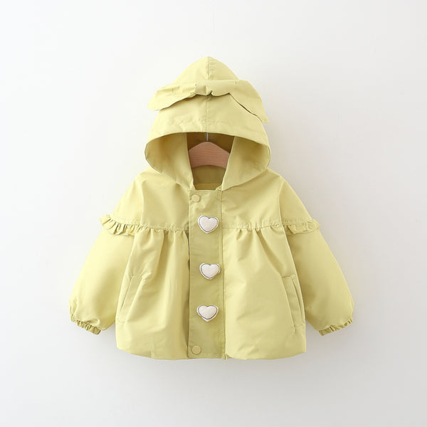 Abrigo Impermeable con Capucha para Niños - Diseño Elegante Midi