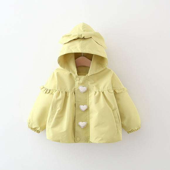Abrigo Impermeable con Capucha para Niños - Diseño Elegante Midi