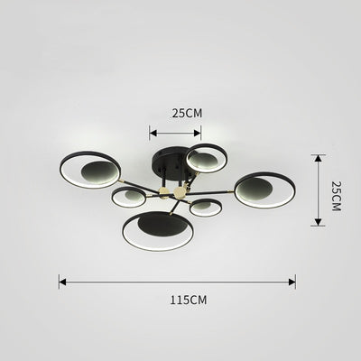Lámpara de Techo LED Molecular Diseño Nórdico Minimalista - Image 5