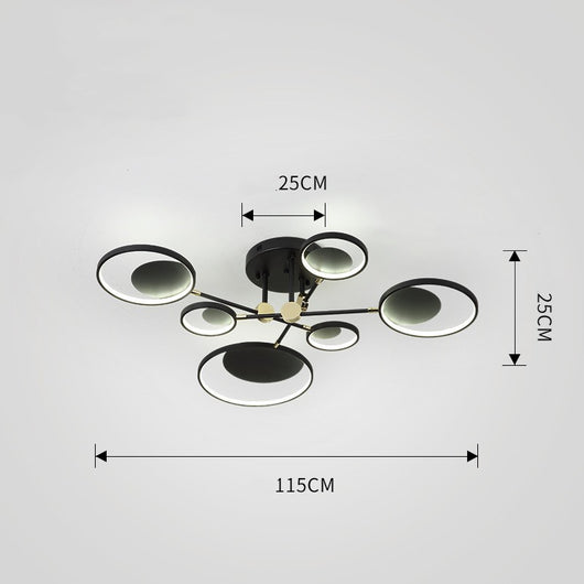 Lámpara de Techo LED Molecular Diseño Nórdico Minimalista - Image 5