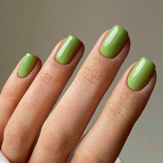 Uñas Postizas Cuadradas Cortas Color Sólido Clásico - Image 7