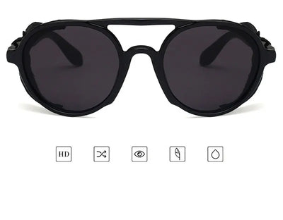 Gafas de Sol Steampunk Marco Grande Antivienta - Image 7