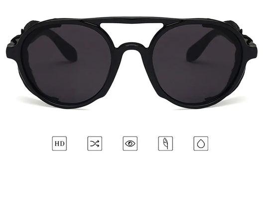 Gafas de Sol Steampunk Marco Grande Antivienta - Image 7
