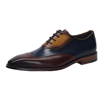 Zapatos Retro con Combinación de Colores para Hombre - Image 3