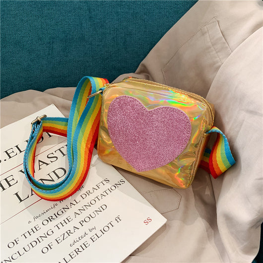 Bolso Infantil Corazón Láser para Hombro - Image 10