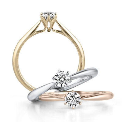 Anillo de Diamantes Simulados Enchapado en Oro Rosa - Joya Nupcial Elegante
