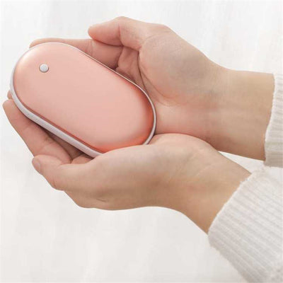 Calentador de Manos USB con Power Bank Macarrón