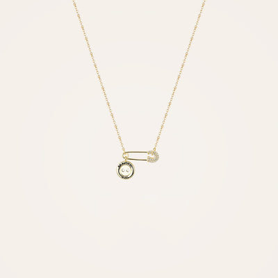 Cadena de clavícula en plata esterlina