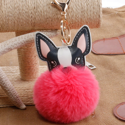 Llavero Pelota de Plumas PU para Mascotas - Accesorio Adorable - Image 12