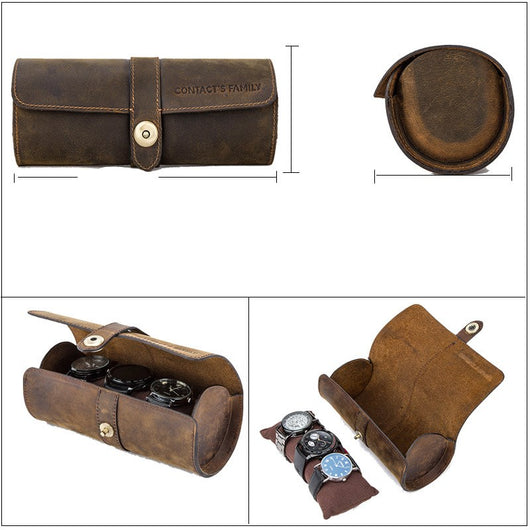 Bolsa Multifuncional de Cuero para Relojes - Image 4