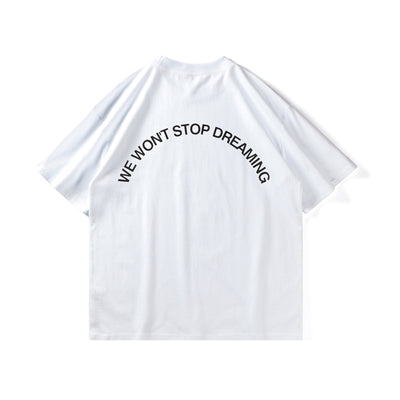 Camiseta Suelta Estilo Boyfriend Unisex con Estampado de Personajes Urbanos - Image 3