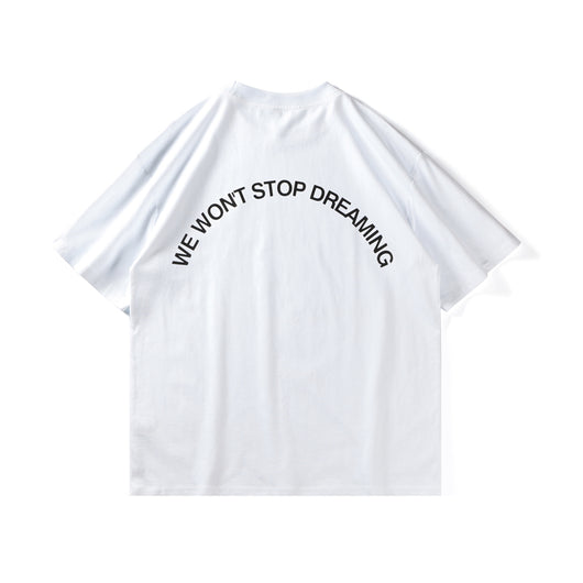 Camiseta Suelta Estilo Boyfriend Unisex con Estampado de Personajes Urbanos - Image 3