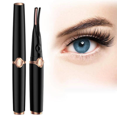 Rizador de Pestañas Eléctrico Calefactable Doble Cara para Maquillaje Profesional