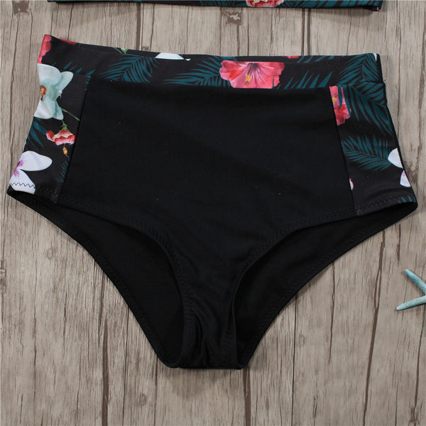 Bikini Estampado Hojas Tropical