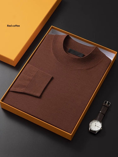 Suéter Base Cuello Alto Fino Versátil para Hombre - Image 10