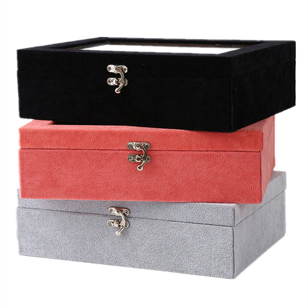 Caja Organizadora de Joyas Ice Flower con Terciopelo - Almacenamiento Elegante para Todas tus Piezas