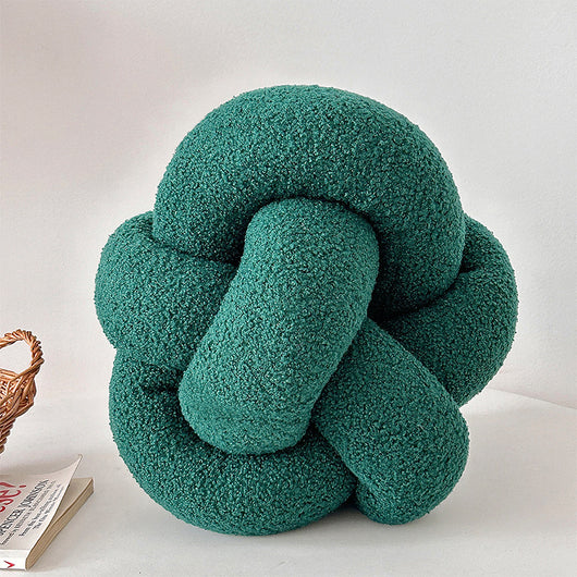 Almohada Artesanal de Lana de Cordero Tejida a Mano - Image 10