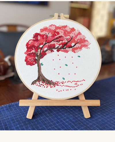Kit de Bordado Principiante con Árbol Colgante - Pintura Textil - Image 21