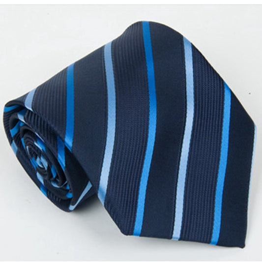 Corbata Formal de Seda y Poliéster con Diseño de Flecha para Hombre - Image 2