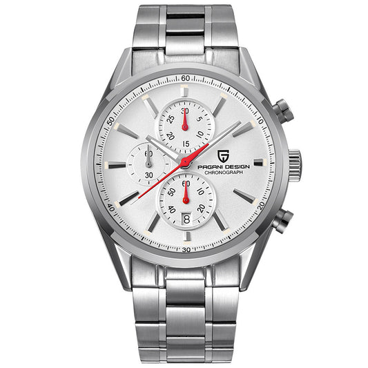 Reloj de Pulsera Deportivo Multifunción Acero Inoxidable Resistente al Agua