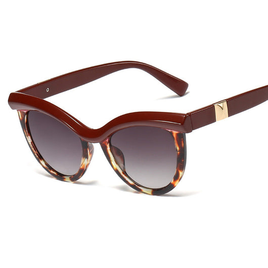 Gafas de Moda Cat Eye Media Montura - Image 5