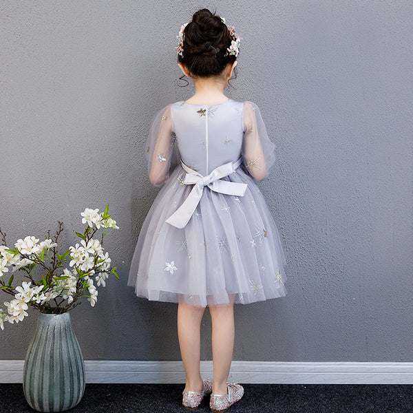 Vestido de Dama de Honor Floral para Niña