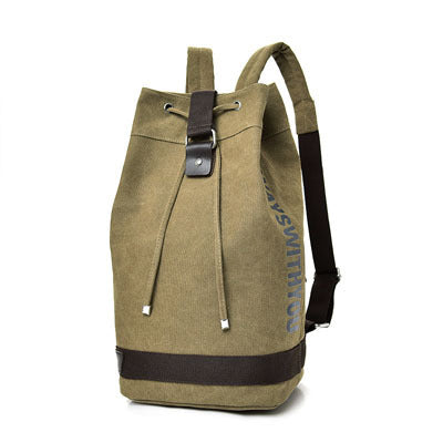 Mochila Viajera Tipo Tambor con Compartimento para Laptop - Image 10