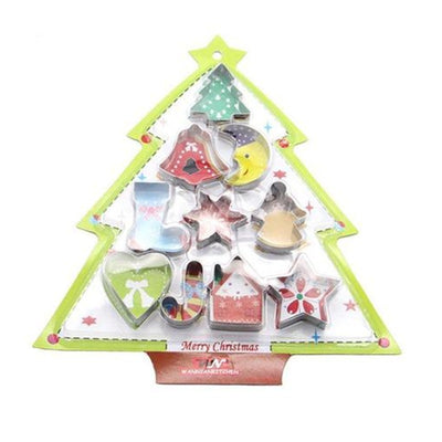 Moldes para Hornear Árbol de Navidad - Juego de 10 Piezas